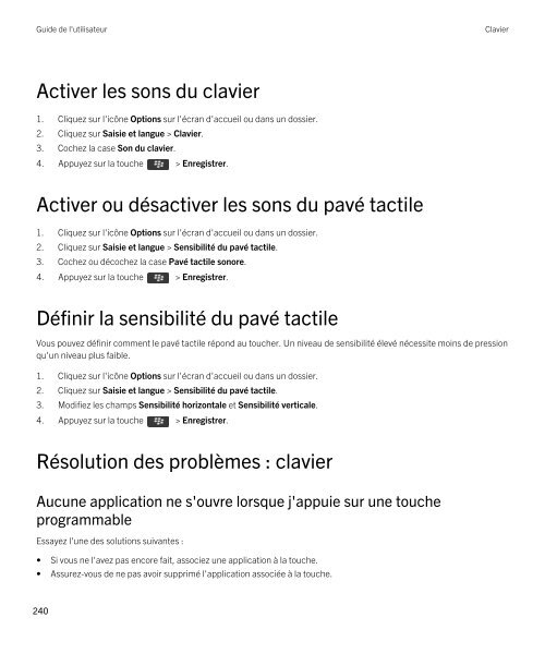 Guide de l'utilisateur (PDF) - Soutien