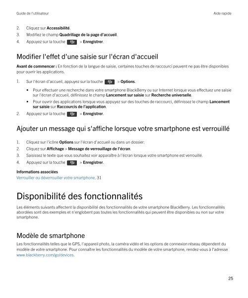 Guide de l'utilisateur (PDF) - Soutien