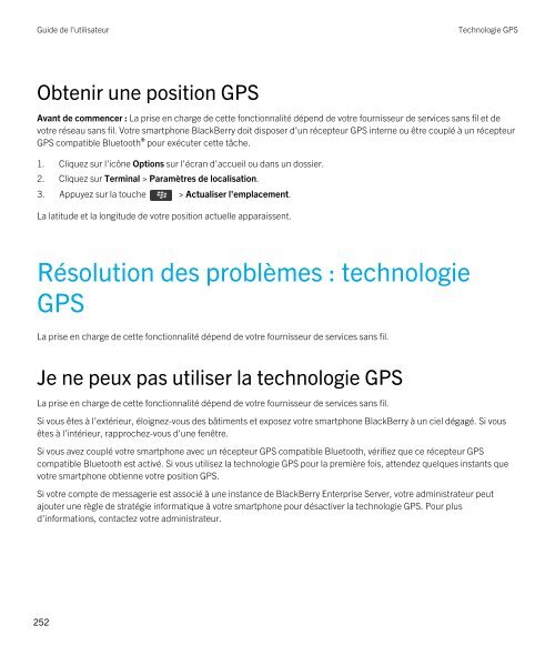 Guide de l'utilisateur (PDF) - Soutien