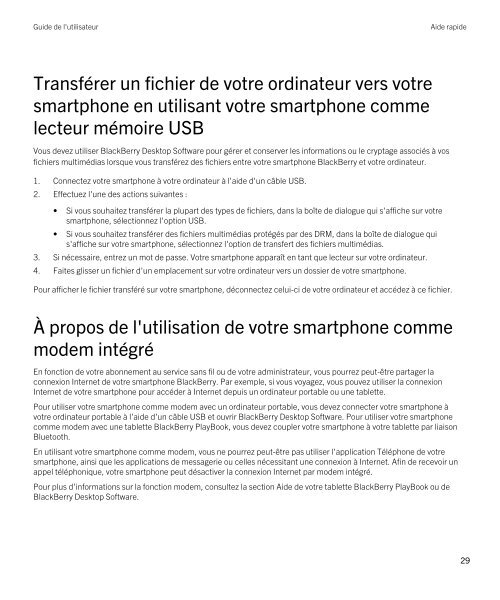 Guide de l'utilisateur (PDF) - Soutien