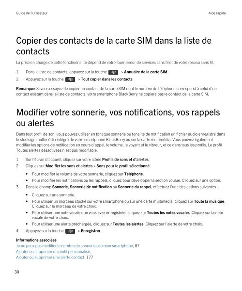 Guide de l'utilisateur (PDF) - Soutien