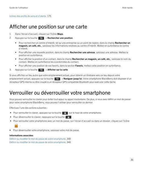 Guide de l'utilisateur (PDF) - Soutien