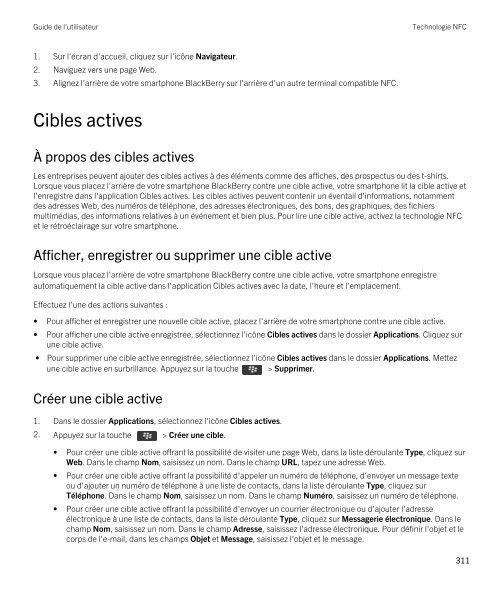 Guide de l'utilisateur (PDF) - Soutien