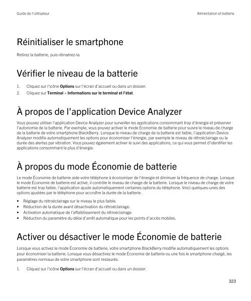 Guide de l'utilisateur (PDF) - Soutien