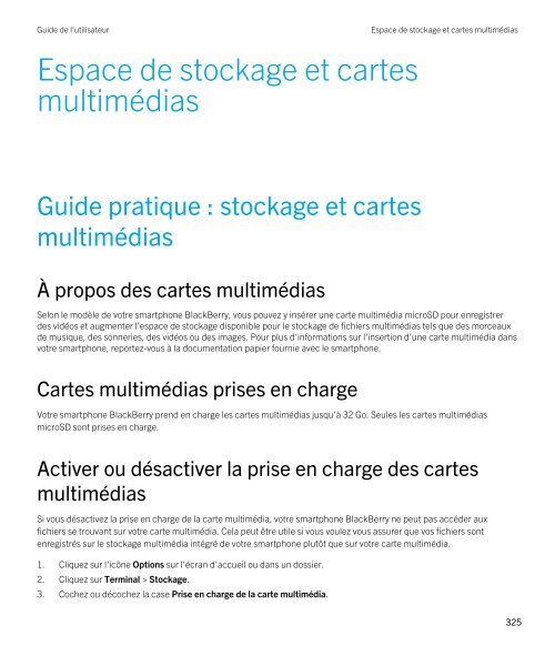 Guide de l'utilisateur (PDF) - Soutien