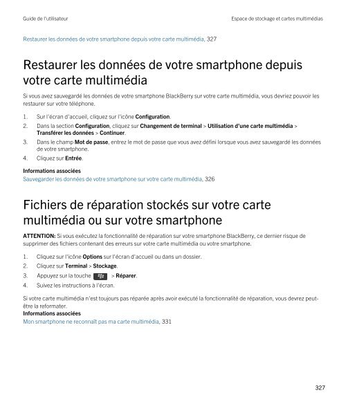 Guide de l'utilisateur (PDF) - Soutien