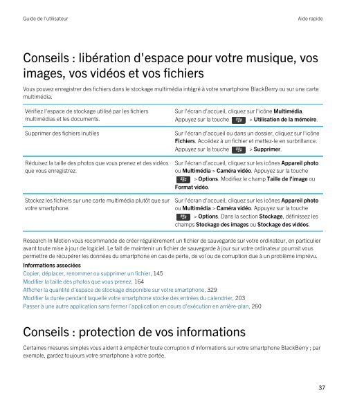 Guide de l'utilisateur (PDF) - Soutien