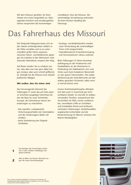 Der Missouri. - bei Karmann Mobil