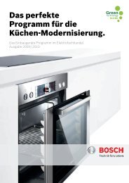 Das perfekte Programm für die Küchen-Modernisierung. - Bosch