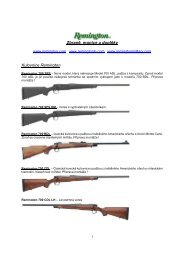 ZbranÄ, munice a doplÅky Kulovnice Remington