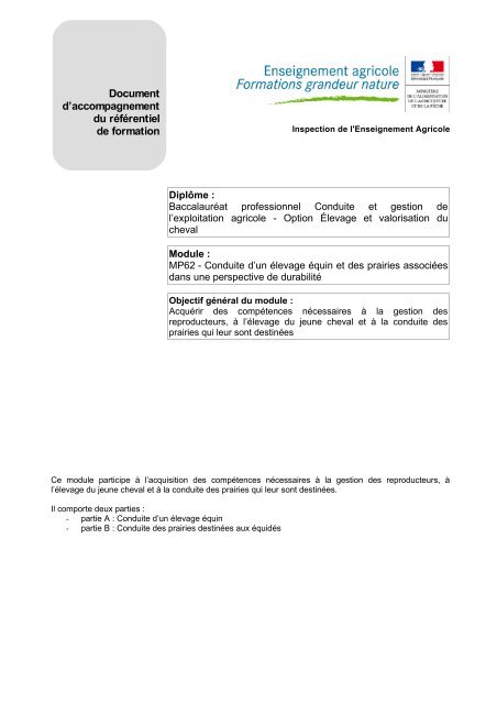 Documents d'accompagnement MP62A&B - ChloroFil