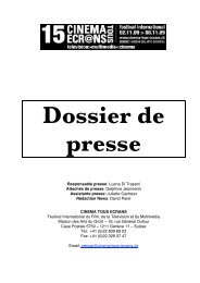 Dossier de presse_fr - Festival TOUS ECRANS