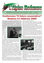 Aprile 2009 - Sezione Modena