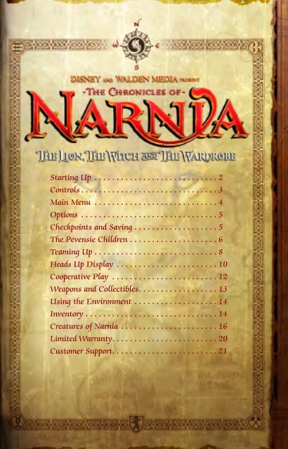 Narnia Xbox Manual