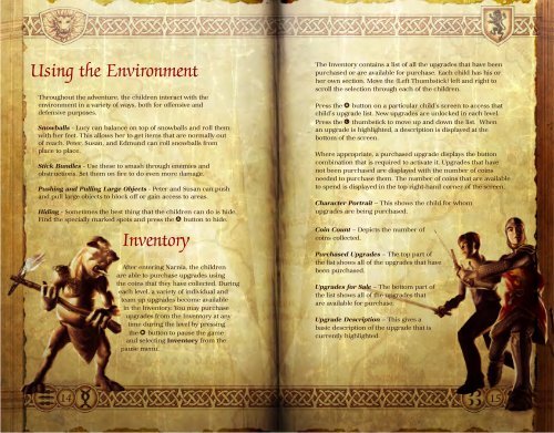 Narnia Xbox Manual