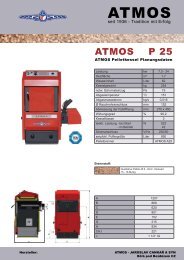 ATMOS Planungsdaten - ATMOS Zentrallager