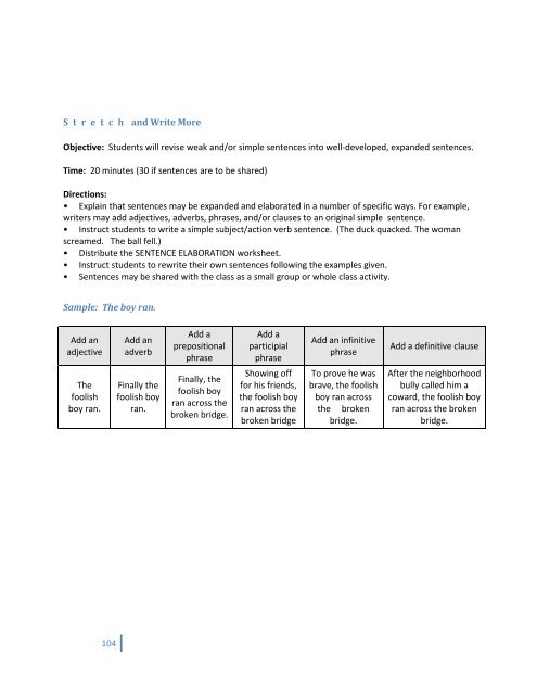 Thirty Days to Unlock FCAT Writing Success - Polk County School ...