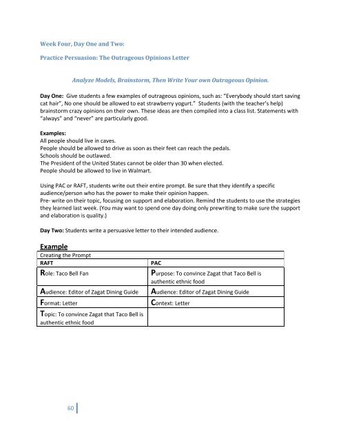 Thirty Days to Unlock FCAT Writing Success - Polk County School ...