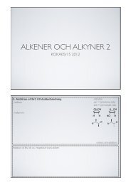 ALKENER OCH ALKYNER 2