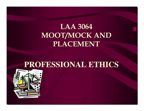 Professional Ethics