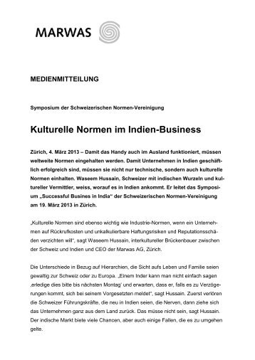 Kulturelle Normen im Indien-Business