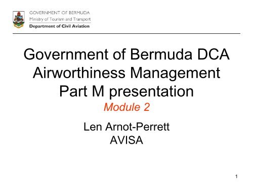 2. bermuda part m.pdf - Bermuda Department of Civil Aviation