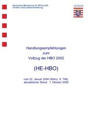 Handlungsempfehlungen zum Vollzug der HBO 2002 ... - elkage.de