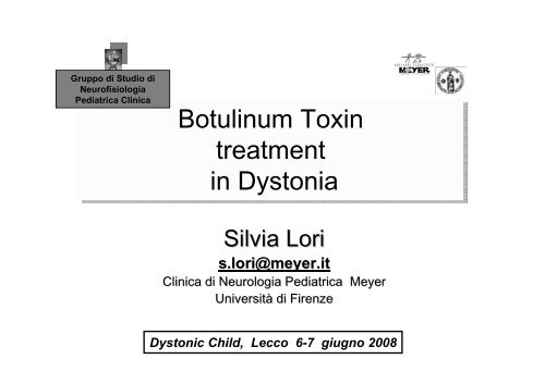 Botulinum Toxin treatment in Dystonia