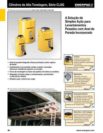 Página do catálogo - Enerpac