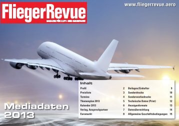 Mediadaten 2013 - Fliegerrevue