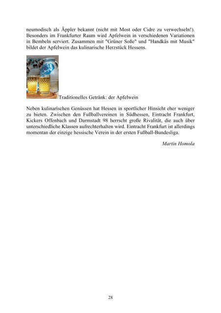 Martin Homola, Tel. 2710532 - CCA Monatsblatt