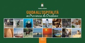 Guida all'ospitalità 2011 - Provincia di Oristano