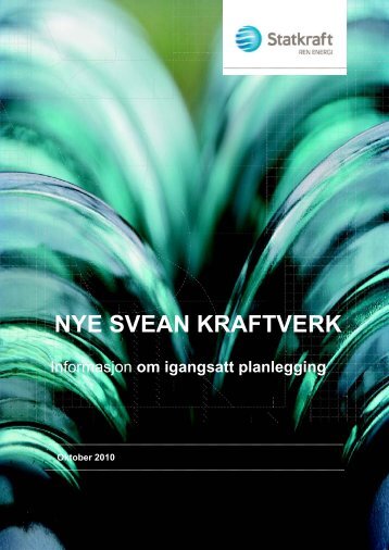 NYE SVEAN KRAFTVERK - Statkraft