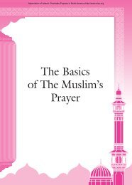 The Basics of the Muslim's Prayer - Association of Islamic Charitable ...