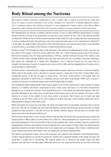 Ritual examples Ritual examples image