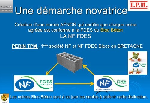 Le BLOC BÃ©ton - Perin & Cie