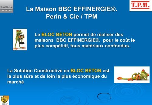 Le BLOC BÃ©ton - Perin & Cie