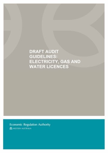 Draft Audit Guidelines - ERA Economic Regulation Authority of ...