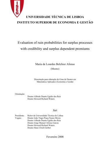 Evaluation of ruin probabilities for surplus processes with credibility ...