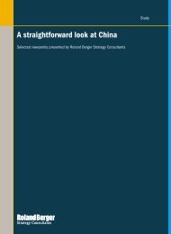 A straightforward look at China - Roland Berger