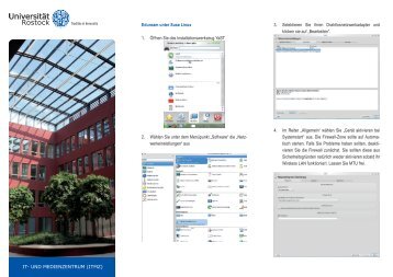 Anleitung für Linux (Suse) - IT- und Medienzentrum - Universität ...