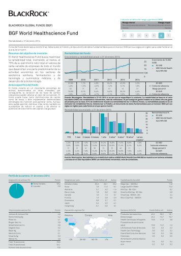 Factsheet,BGF World Healthscience Fund-E-USD 31 de ... - BlackRock