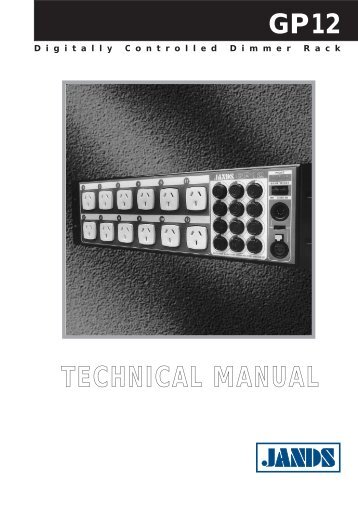 GP 12 Operating Manual - Jands