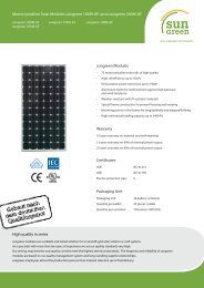 sungreen 190m-Af englisch - sungreen energy