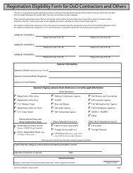 DSE 910-R: Registration Questionnaire for Contractors ... - DoDEA