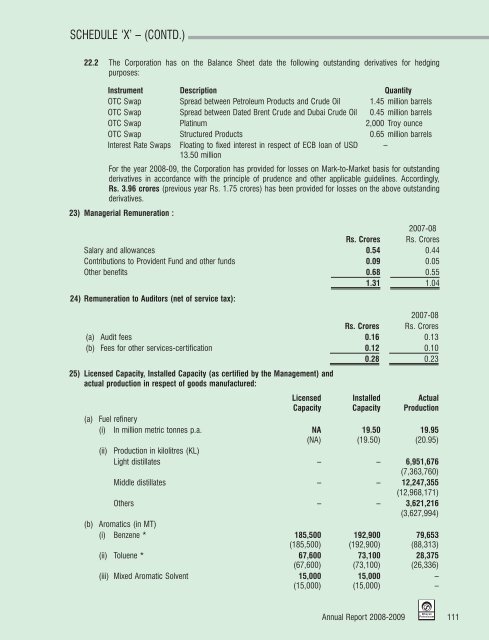 Annual Report 2008-2009 - Bharat Petroleum