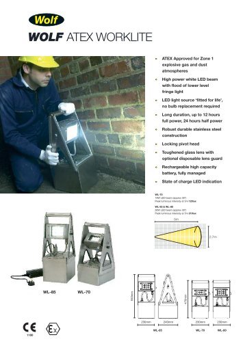 ATEX Worklite Leaflet - Wolf Safety Lamp Company