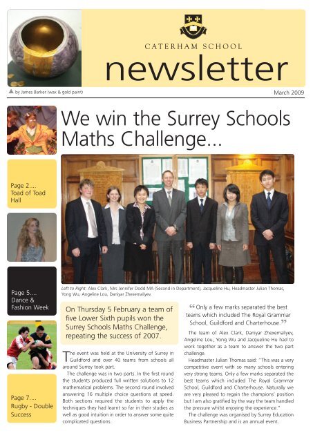 Caterham School Newsletter March 2009.pdf