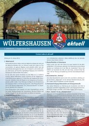 Ausgabe 02/2013 - Onlineseite der Gemeinde WÃƒÂ¼lfershausen ad ...