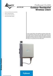 FlyBoost CL200 Outdoor Residential Wireless Client - Sidin S.p.A.